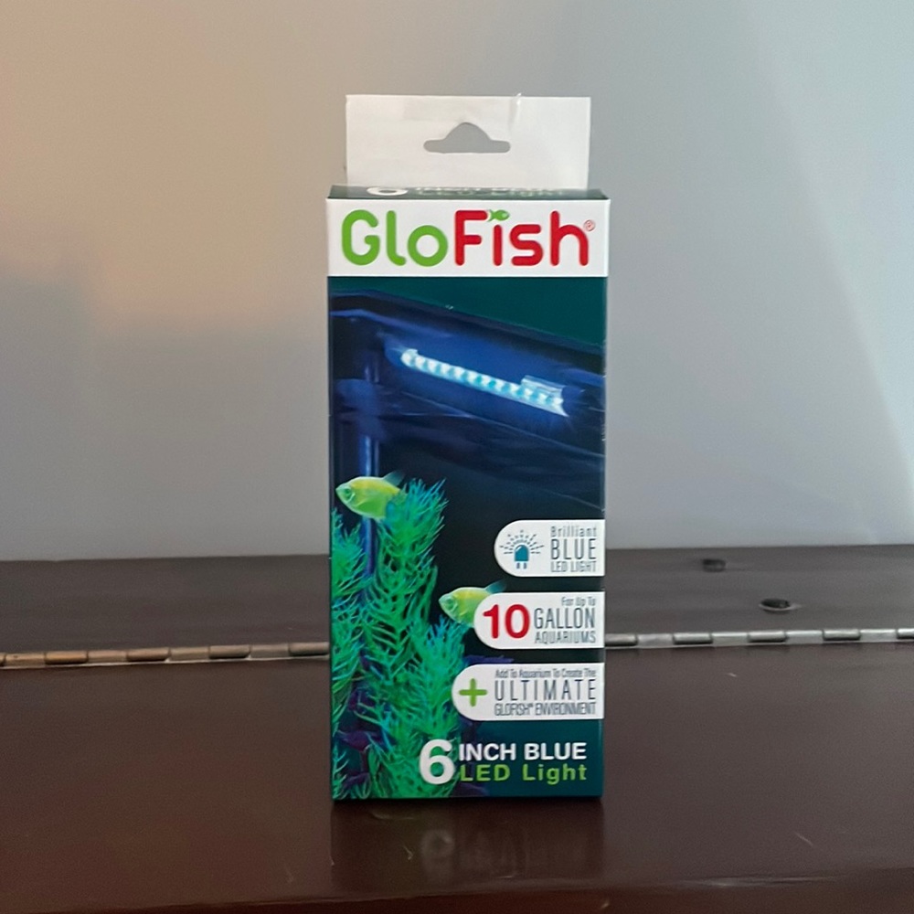 glofish 6 inch blue LED light